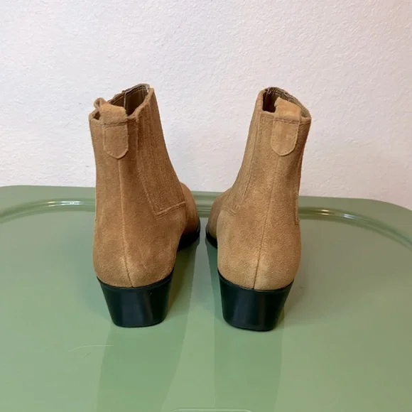 Marc Jacobs new Women's Tan suede Yarita Ankle Boots. Size 7 - Picture 3 of 6